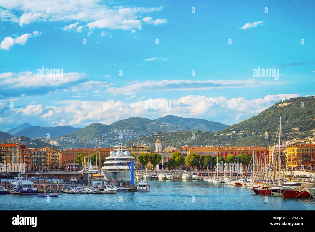 Port Nice, Francia Foto Stock
