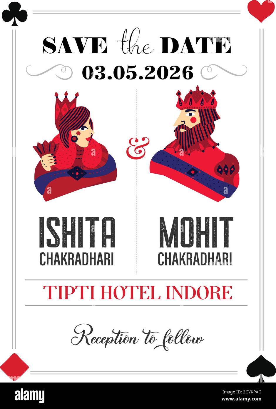 Save the Date Illustrazione Vettoriale