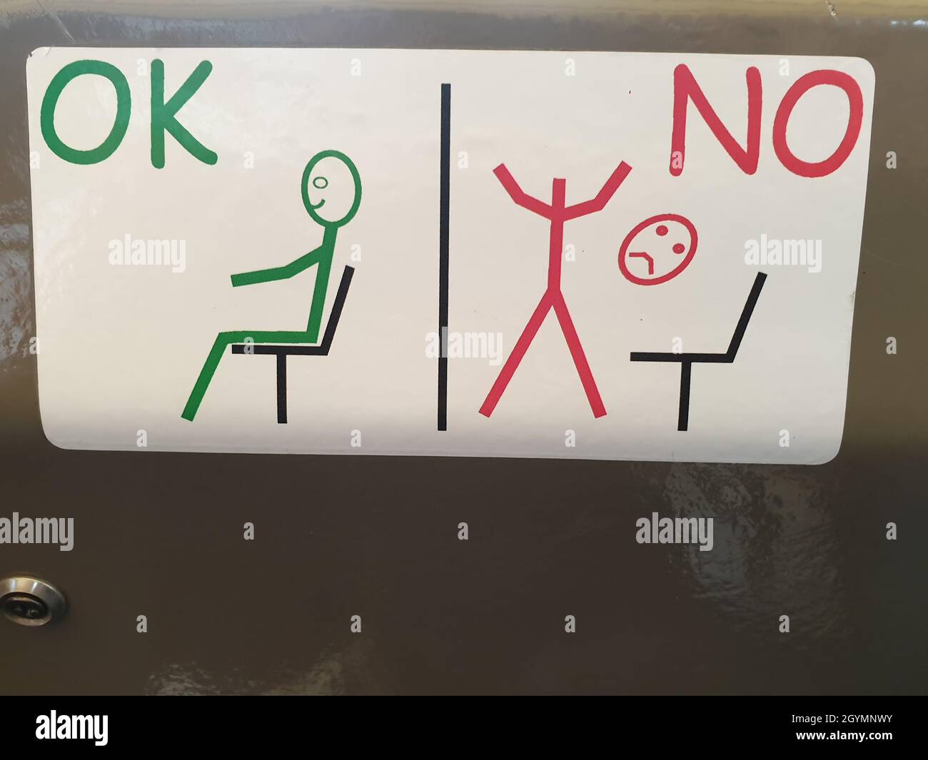 OK - NICHT OK Foto Stock