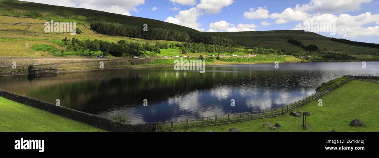 Woodhead Reservoir, Longdendale, Derbyshire, Inghilterra Foto Stock