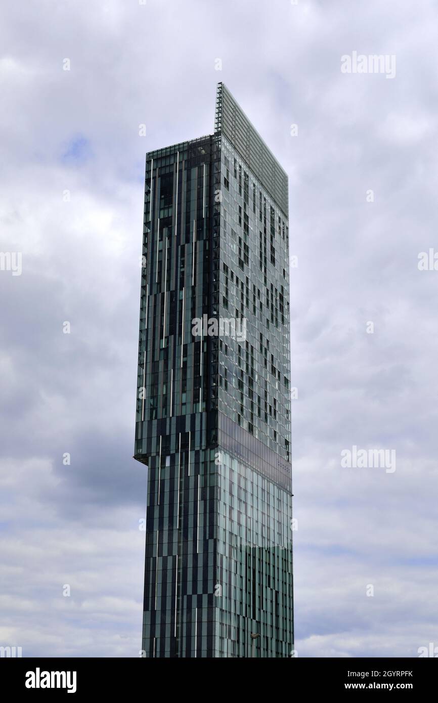 The Beetham Tower, 301–303 Deansgate, Greater Manchester, Inghilterra Foto Stock