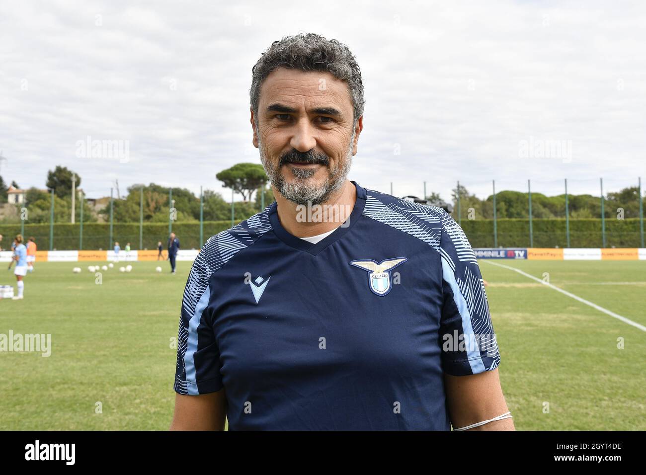 Roma, Italia. 9 ottobre 2021. Massimiliano Catini durante la Serie Donna  Una partita tra SS Lazio e Pomigliano Calcio Femminile allo Stadio Mirko  Fersini il 09 ottobre 2021 a Formello. Credit: Live