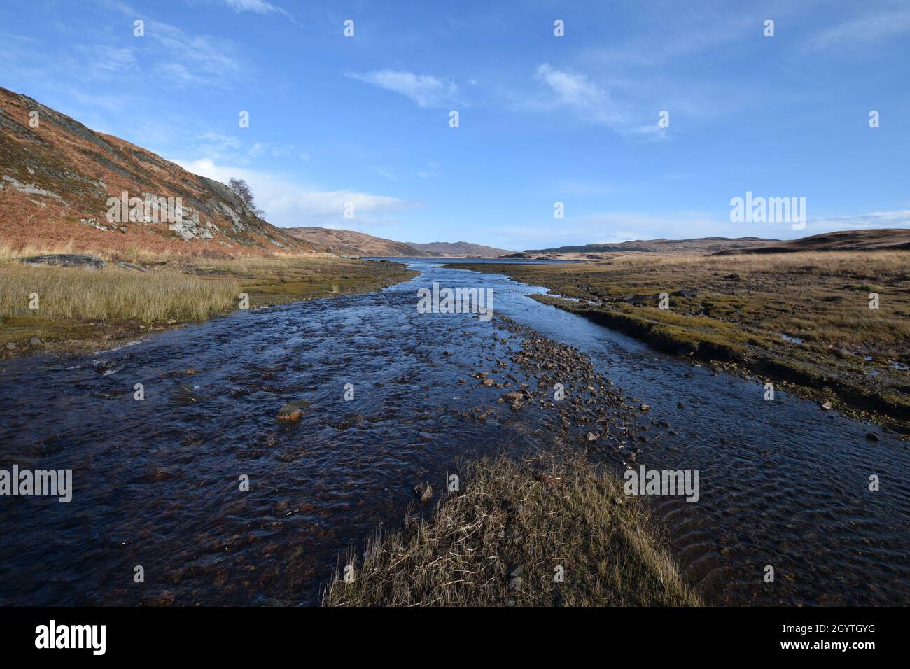 L'Isola di Jura le Ebridi interne Foto Stock
