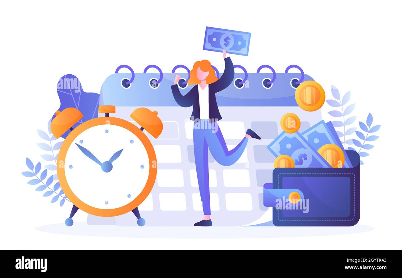 Giorno di calcolo Illustrazione Vettoriale