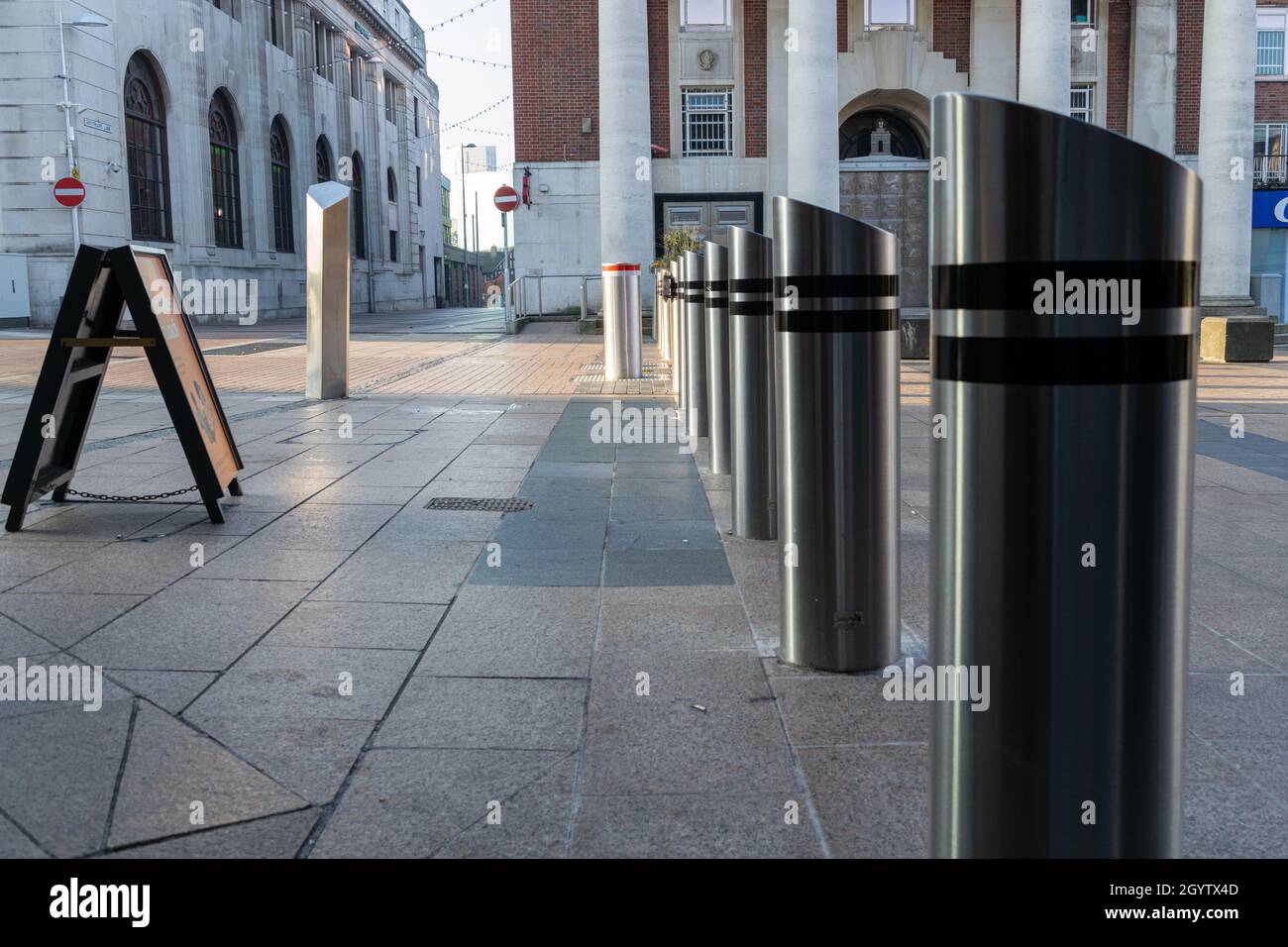 Coventry City Centre , UK, City of Culture 2021, grande sviluppo nel centro della città. Foto Stock