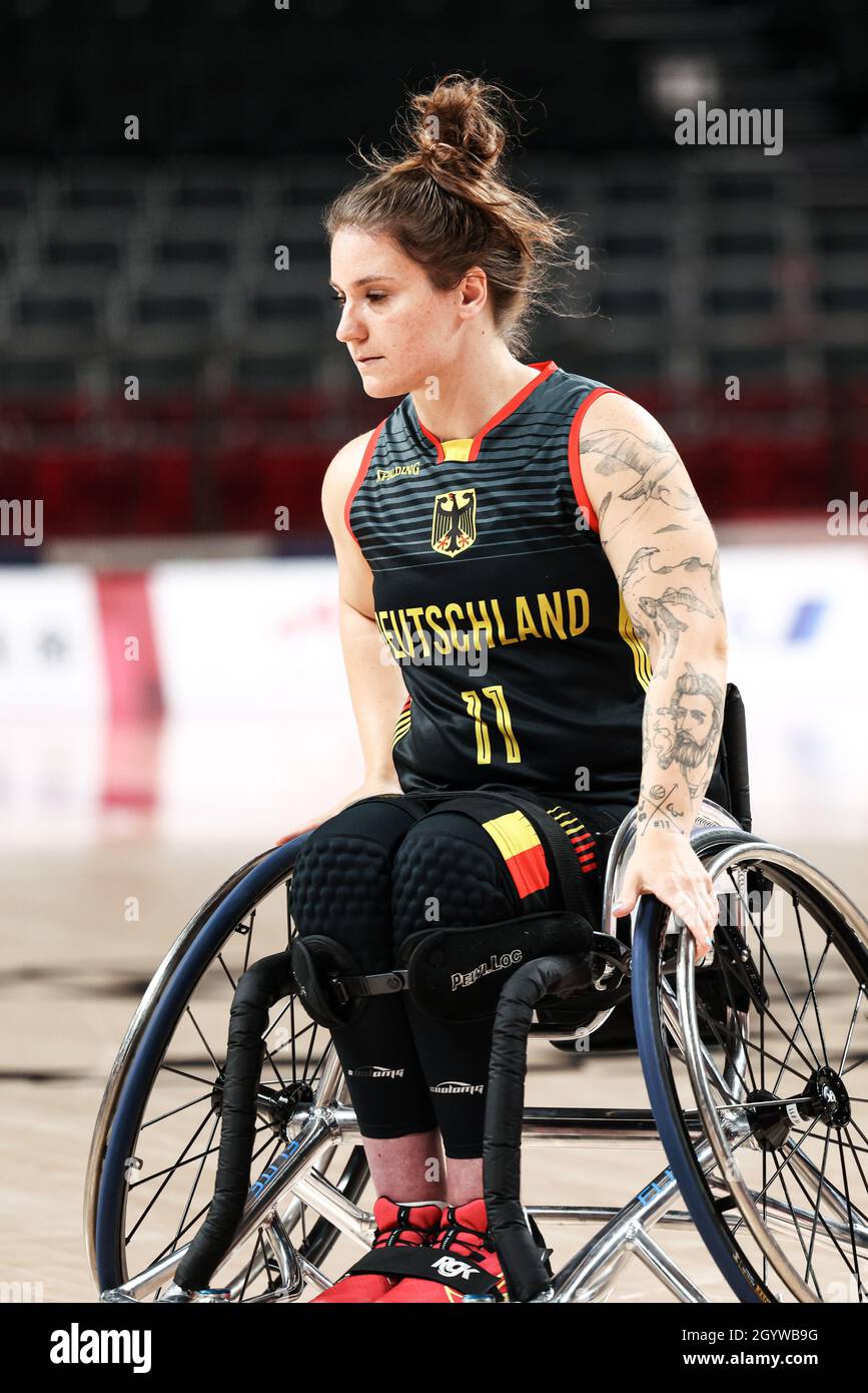 Tokyo, Giappone. 2021 agosto 29. Weman's Wheelchair Basketball: Germania vs Giappone a Tokyo paralimpic games 2020. LINDHOLM Maya (11 GER) Foto Stock