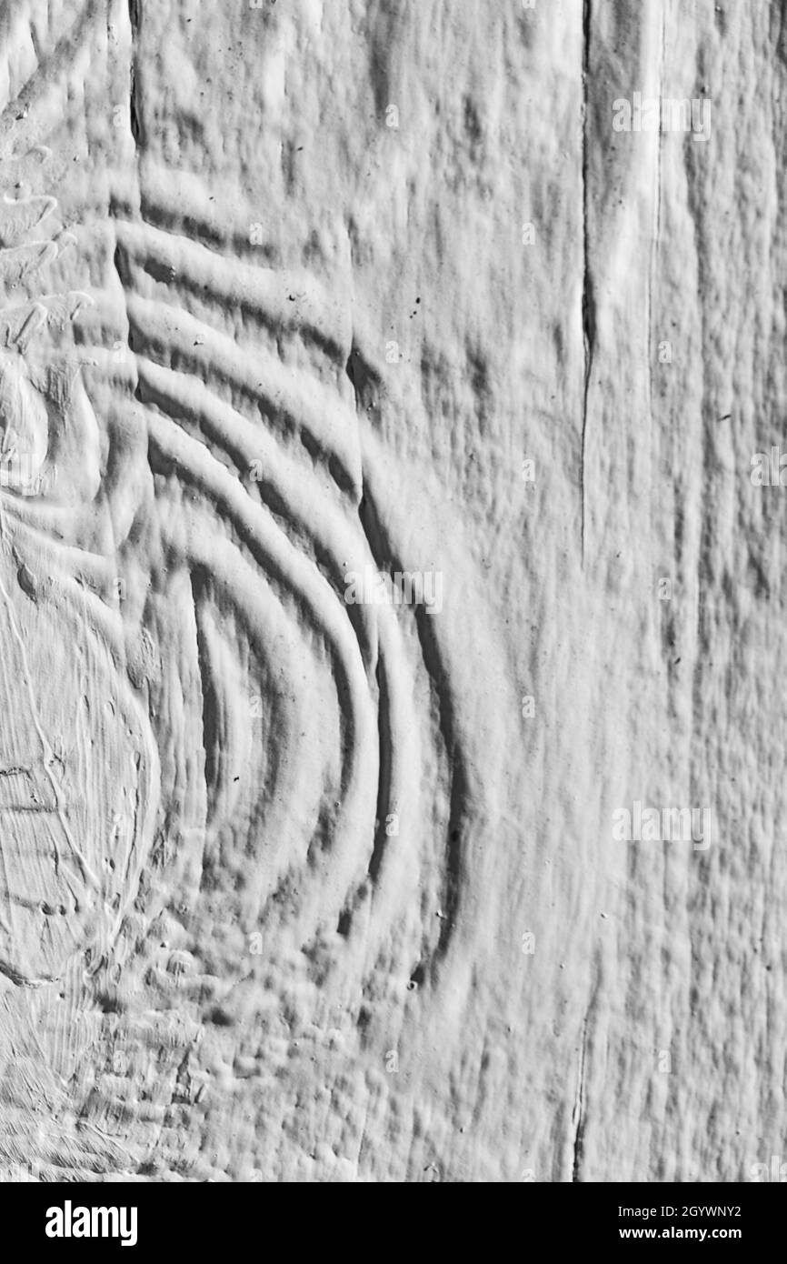 Western Red Cedar si trova all'esterno di un edificio con un pesante cappotto di vernice al Britannia Ship Yard a Steveston British Columbia Canada Foto Stock