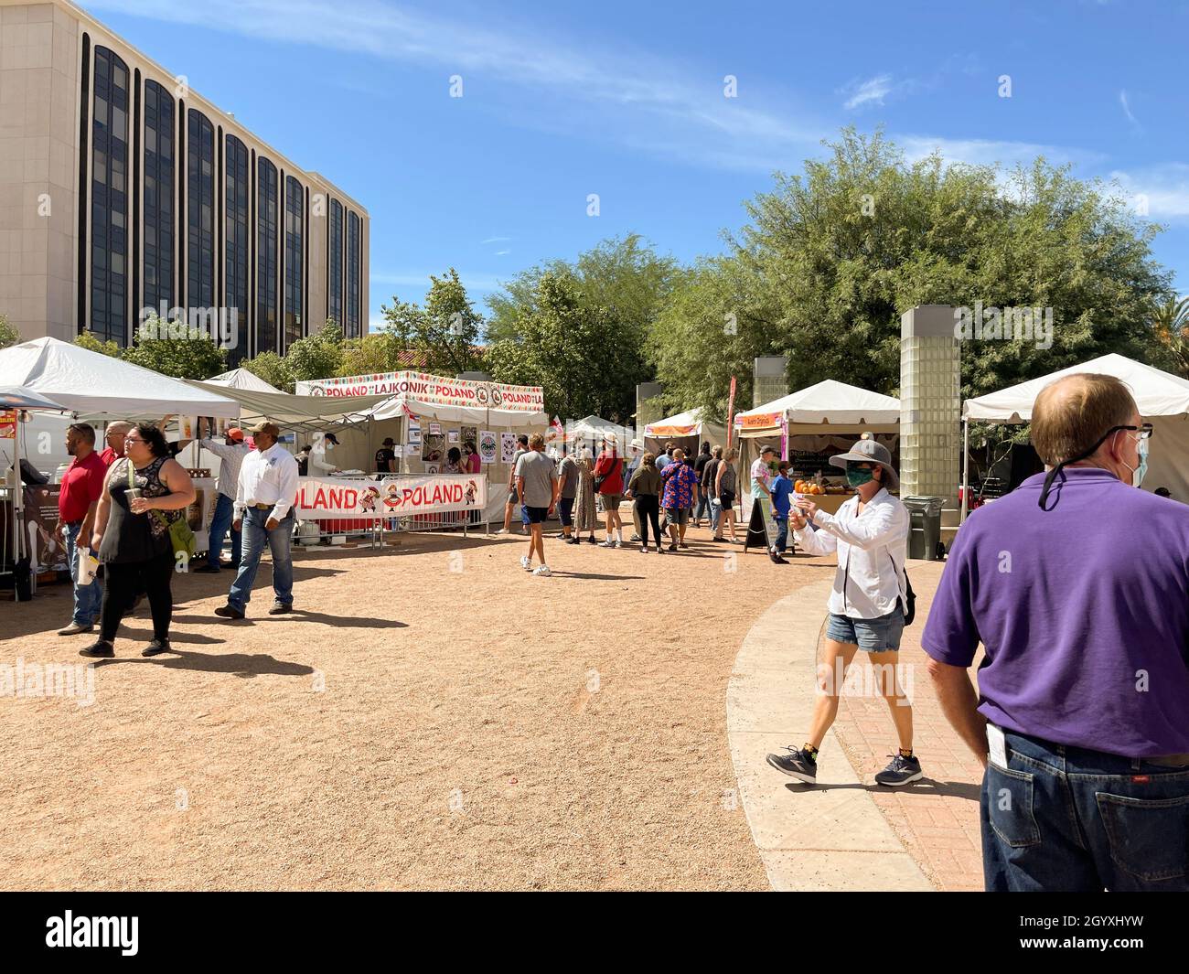 Festival Meet Yourself nel centro di Tucson Foto Stock