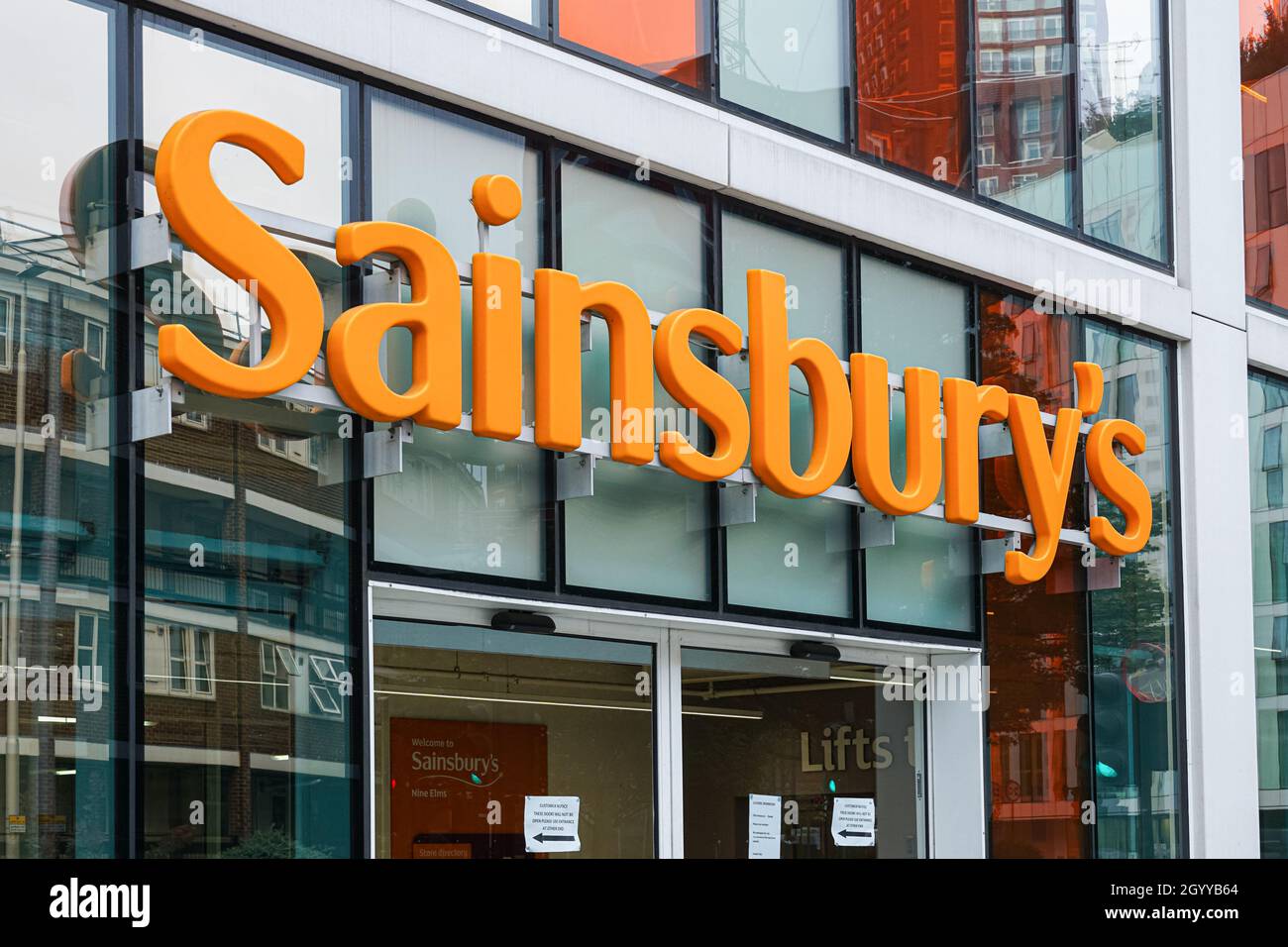 Negozio Sainsburys a Vauxhall, Londra Inghilterra Regno Unito Foto Stock