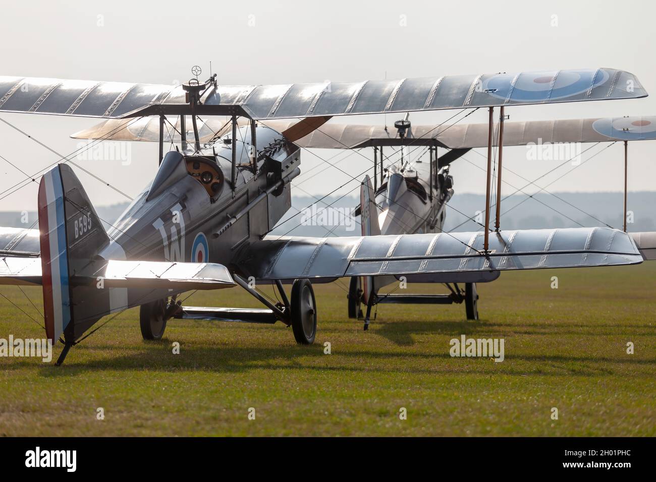 La RAF SE5, originariamente con UN motore Hispano-Suiza A presa diretta DA 150 CV, volò per la prima volta nel novembre 1916. Foto Stock