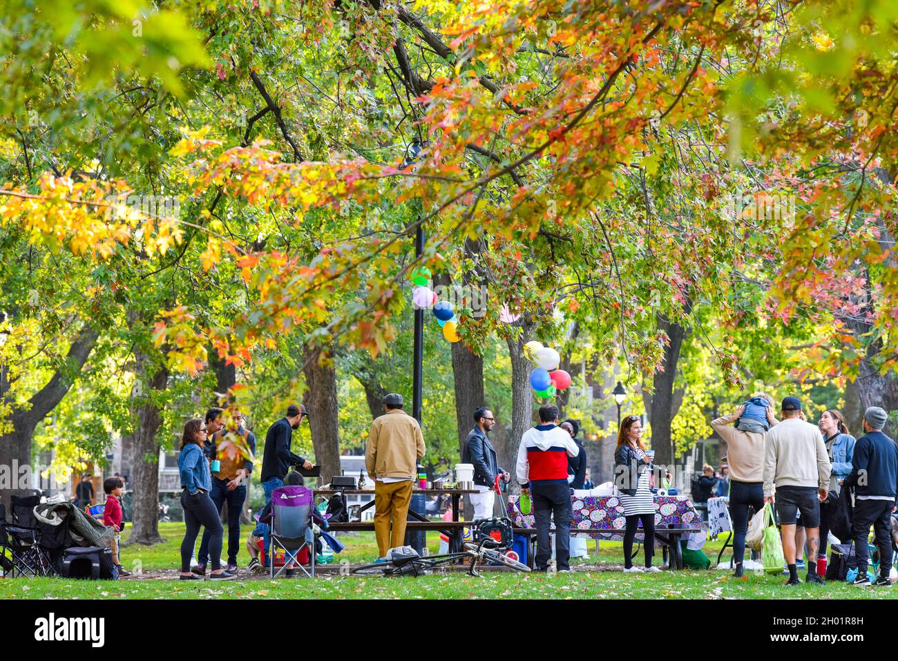 Park, Montreal, Canada Foto Stock