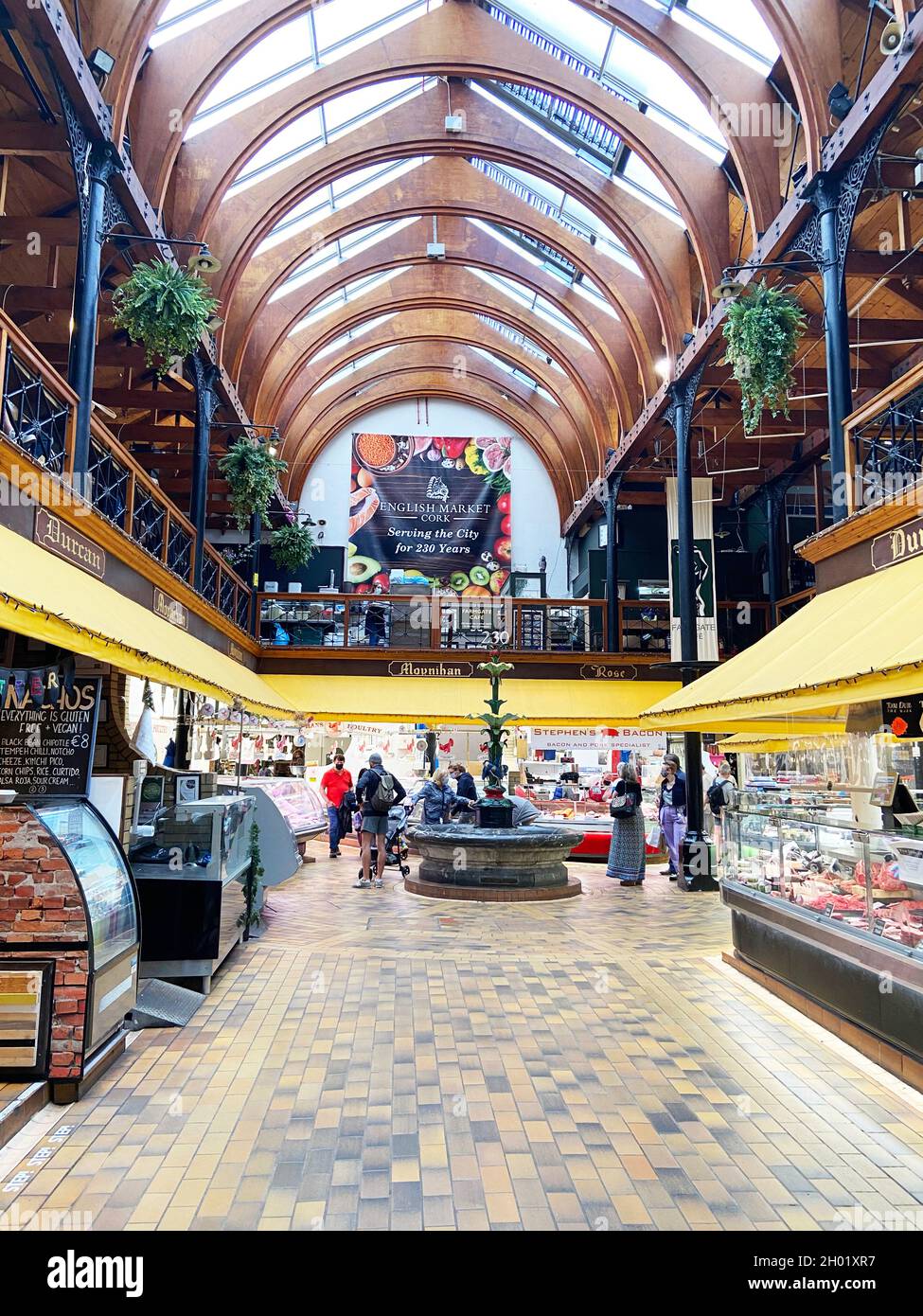 Il 18 ° secolo mercato inglese, Princes Street, Cork (Corcaigh), County Cork, Repubblica d'Irlanda Foto Stock