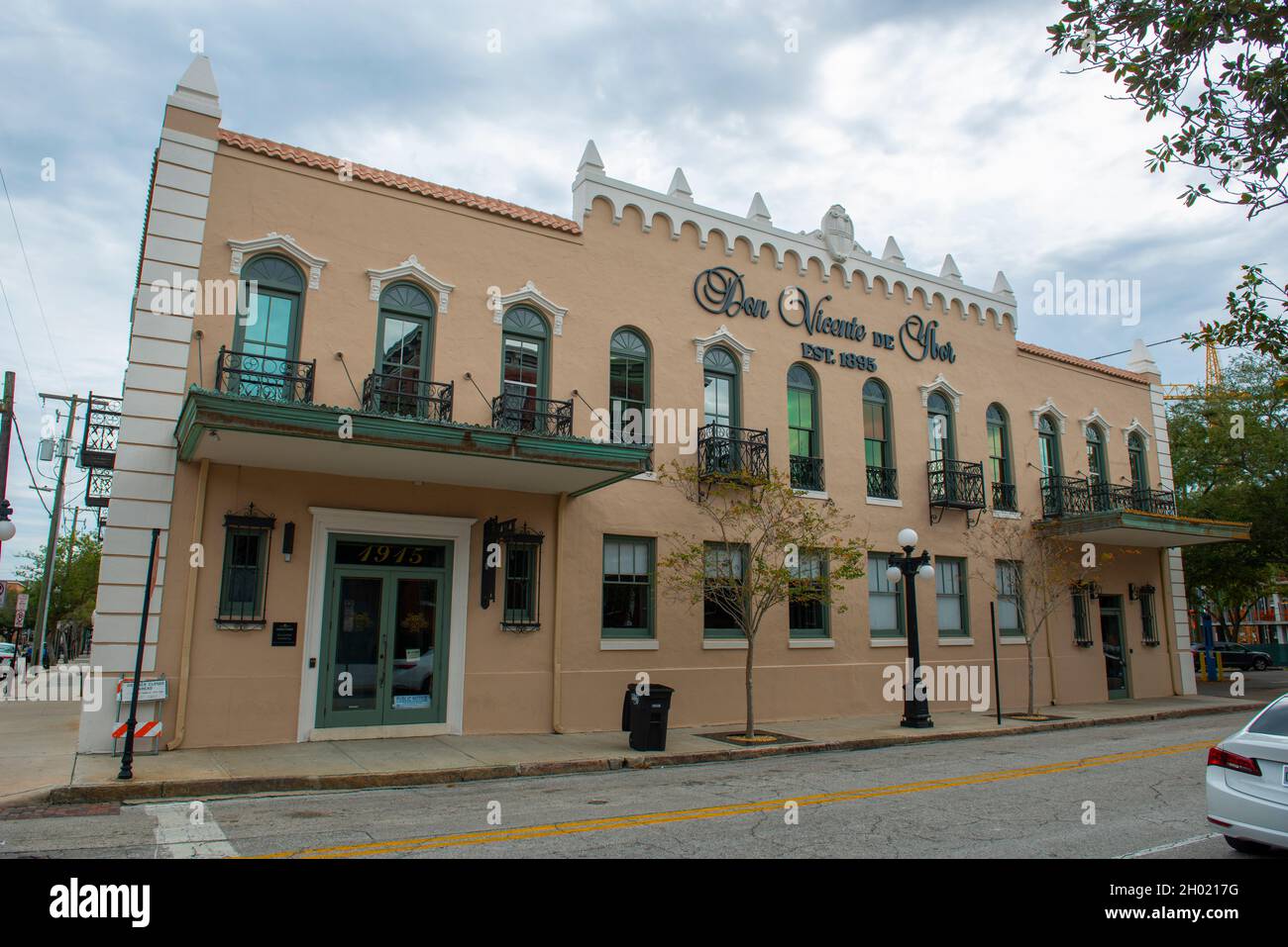 Don Vicente de Ybor Historic Inn at 1915 N Avenida Republica de Cuba at e 9th Avenue in Ybor City Historic District in Tampa, Florida FL, USA. Foto Stock