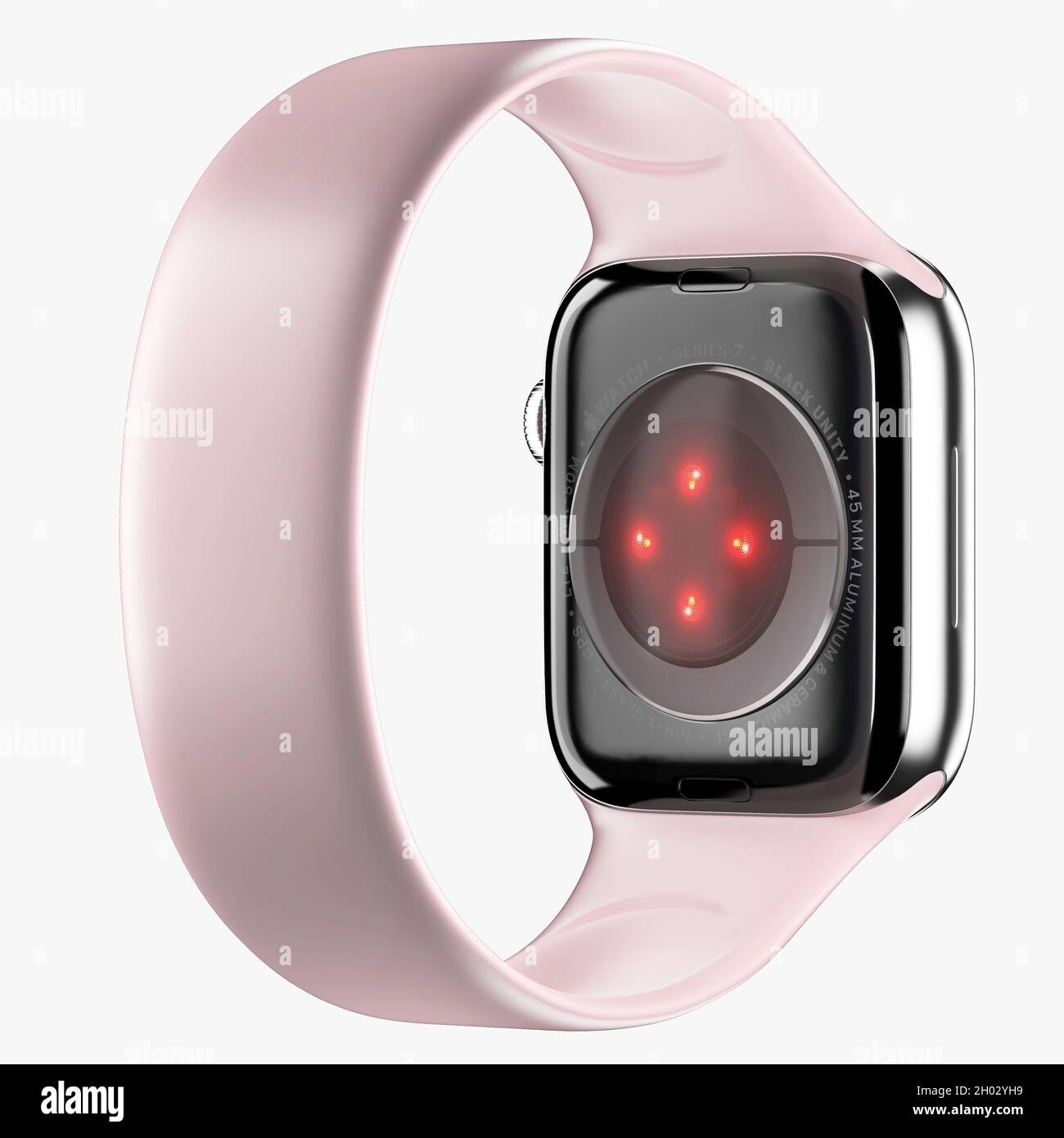 apple watch serie 7 3d modello di rendering Foto Stock