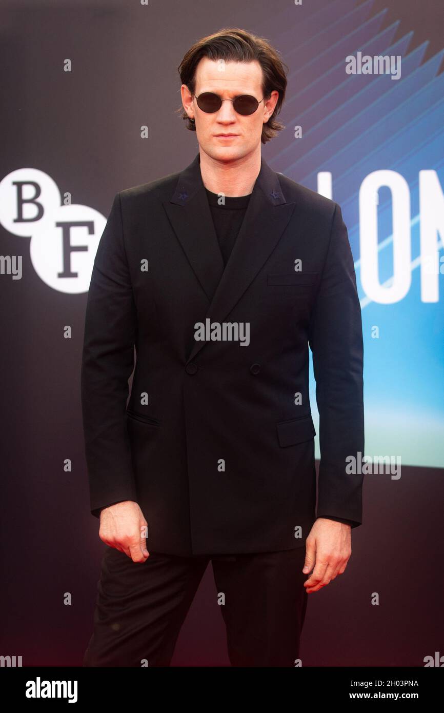 Londra, Regno Unito - 9 ottobre 2021: Matt Smith partecipa al 'The Last Night in Soho' UK Premiere durante il 65° BFI London Film Festival Foto Stock