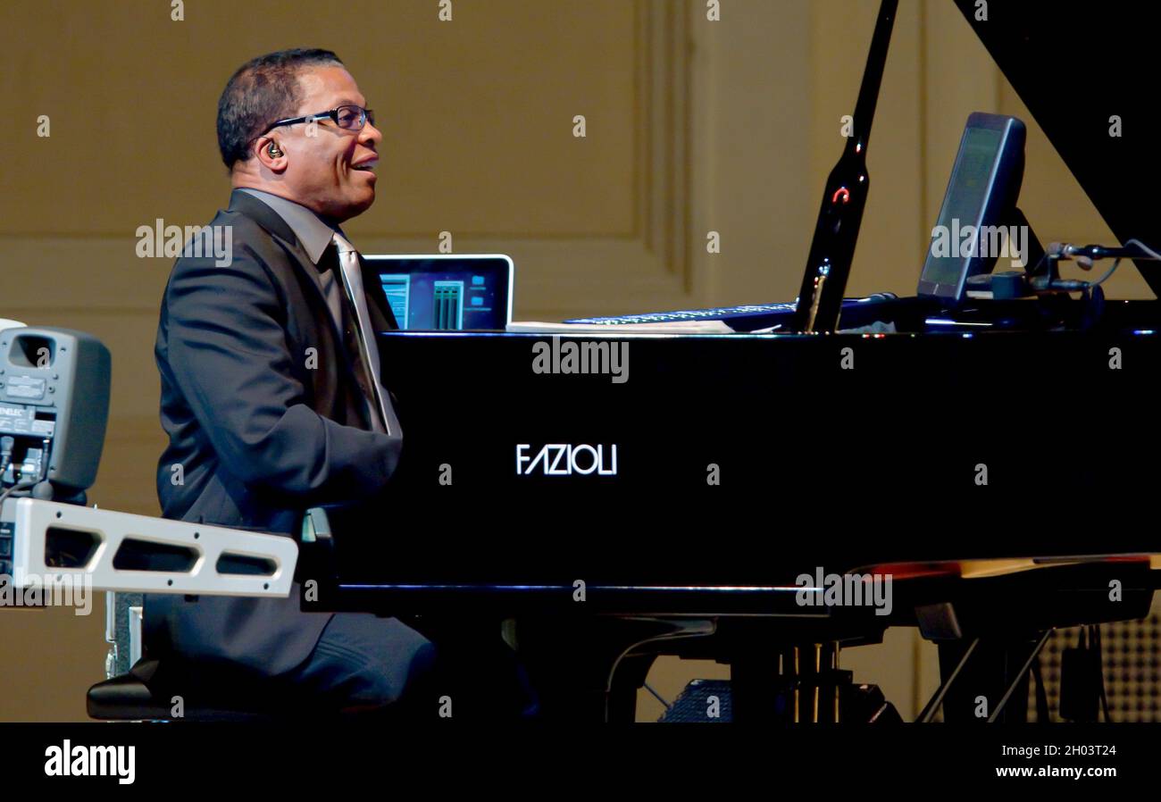 Herbie Hancock @ The Carnegie Hall, NYC il 23 giugno 2008. Credit: Takehiko Tokiwa/AFLO/Alamy Live News Foto Stock