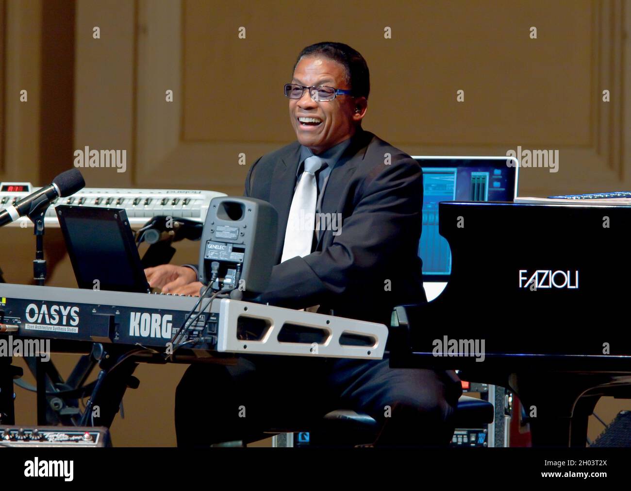 Herbie Hancock @ The Carnegie Hall, NYC il 23 giugno 2008. Credit: Takehiko Tokiwa/AFLO/Alamy Live News Foto Stock