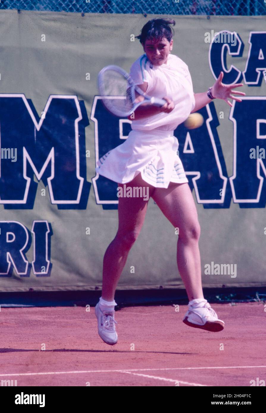 Il tennista americano Karin Miller, anni '90 Foto Stock