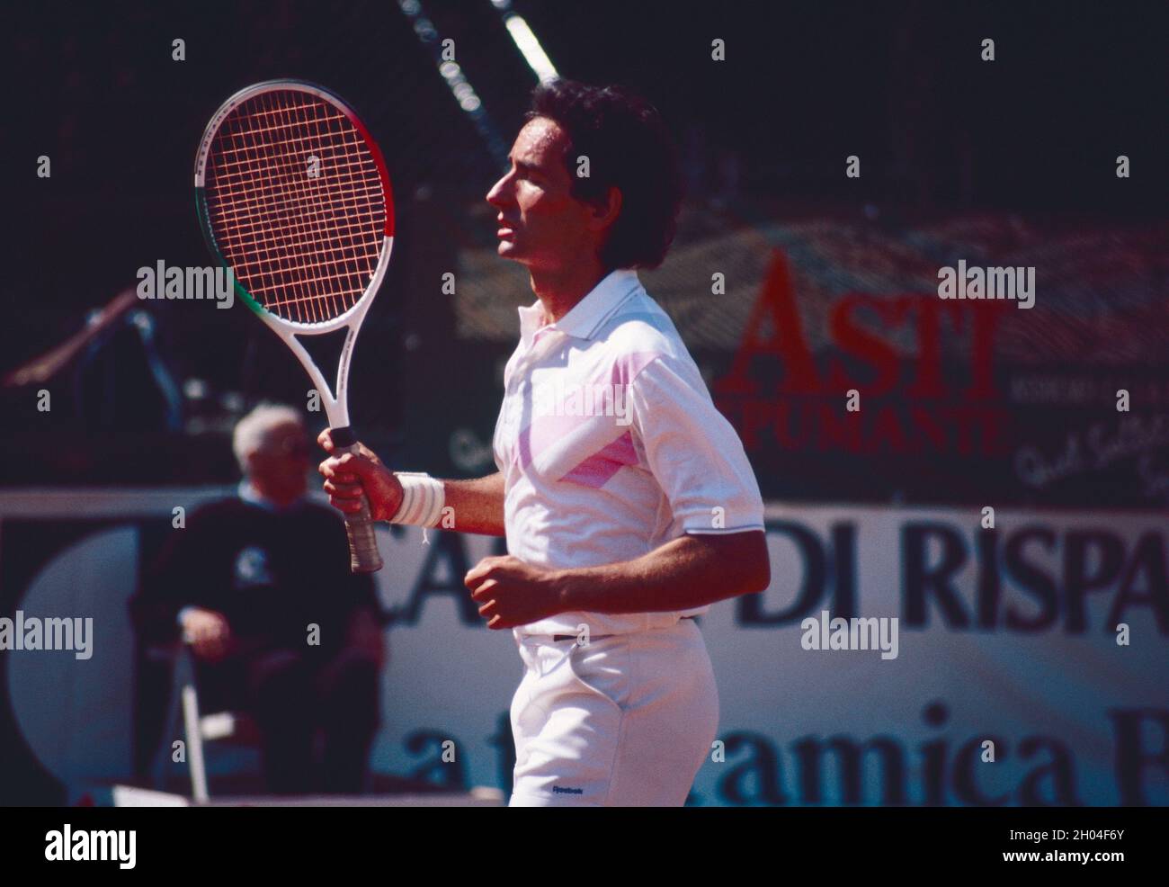 Tennista spagnolo Fernando Luna, TC Parioli, Roma Italia 1990 Foto Stock