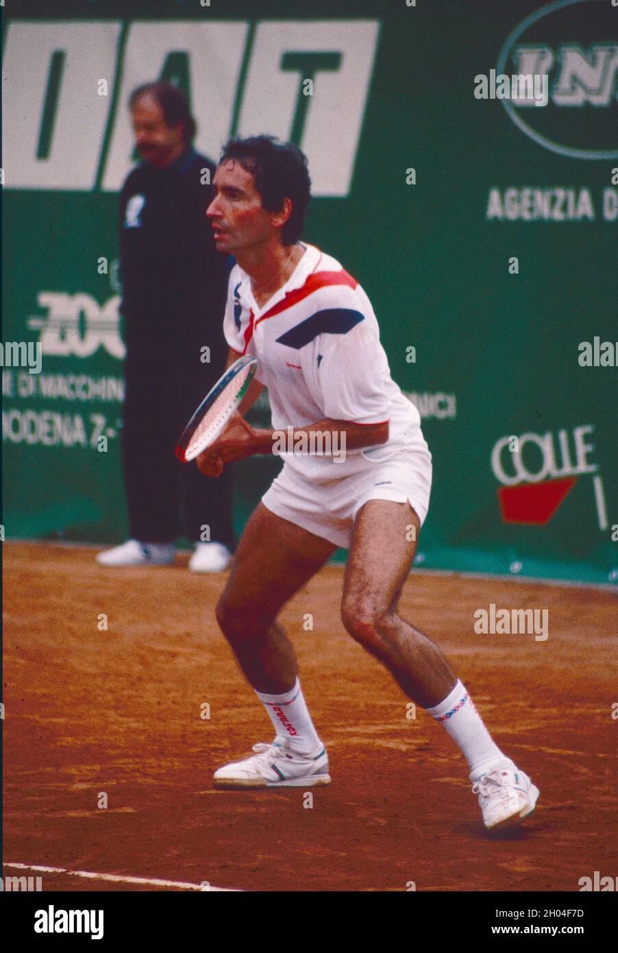 Tennista spagnolo Fernando Luna, TC Parioli, Roma Italia 1990 Foto Stock