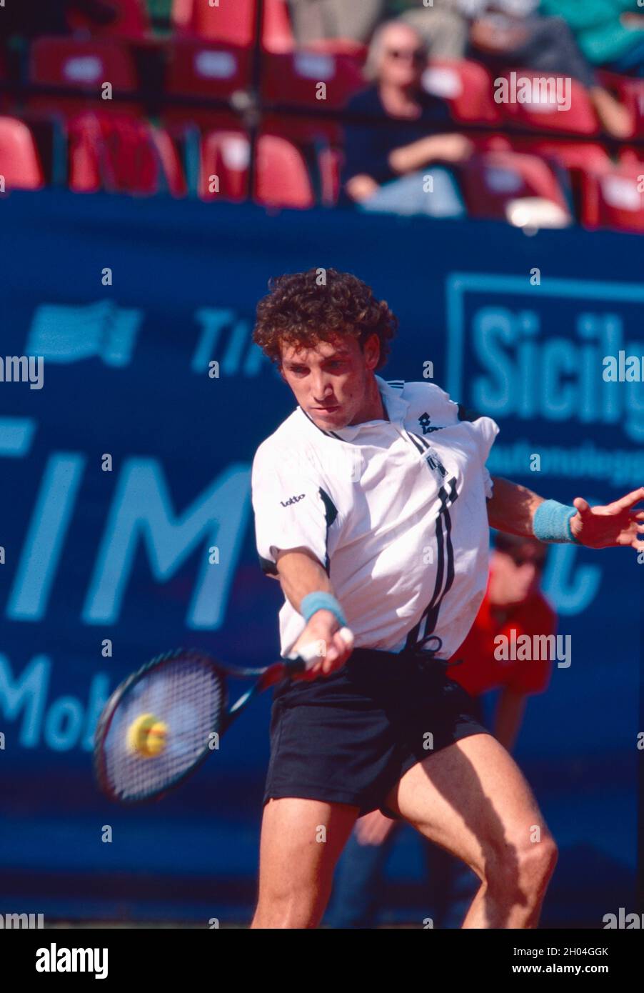 Il tennista italiano Marzio Martelli, Campionato Internazionale Siciliano, Italia 1996 Foto Stock