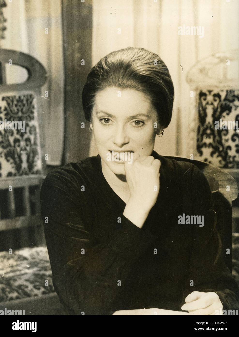 Attrice francese Catherine Deneuve, anni '70 Foto Stock