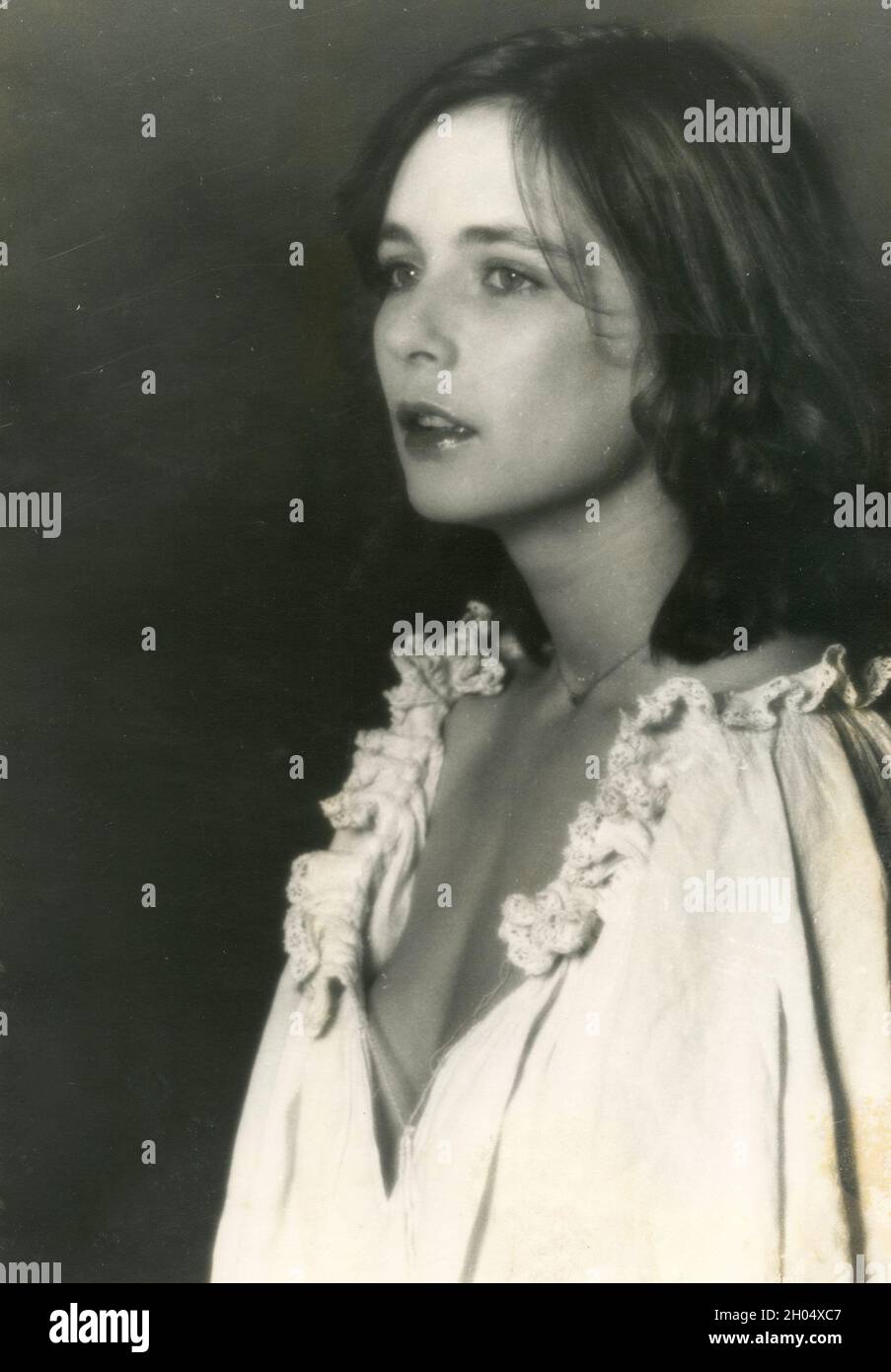 Attrice italiana Leonora Fani, anni '70 Foto Stock