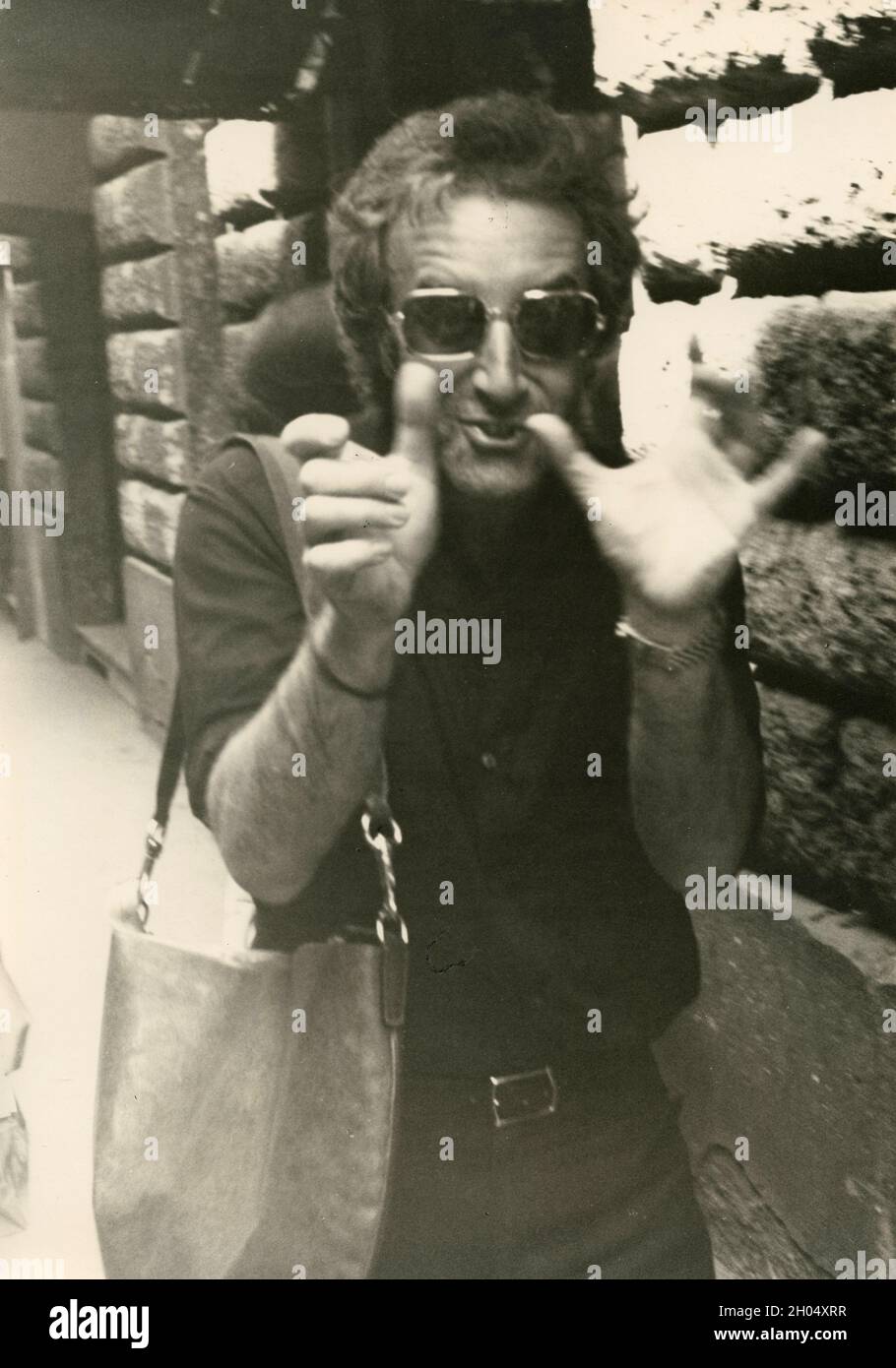 Attore e comico britannico Peter Sellers, anni '70 Foto Stock