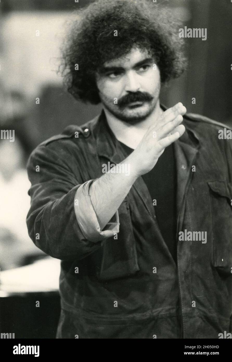 Film e stage attore italiano Diego Abatantuono, anni '80 Foto Stock