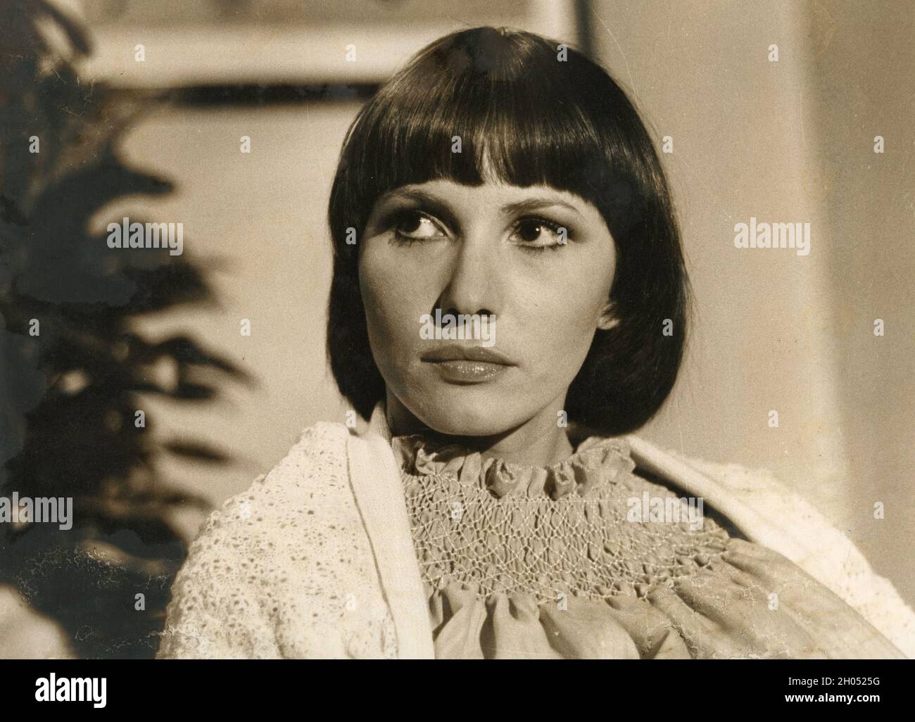 Scena, film e attrice televisiva italiana Ivana Monti, anni '70 Foto Stock