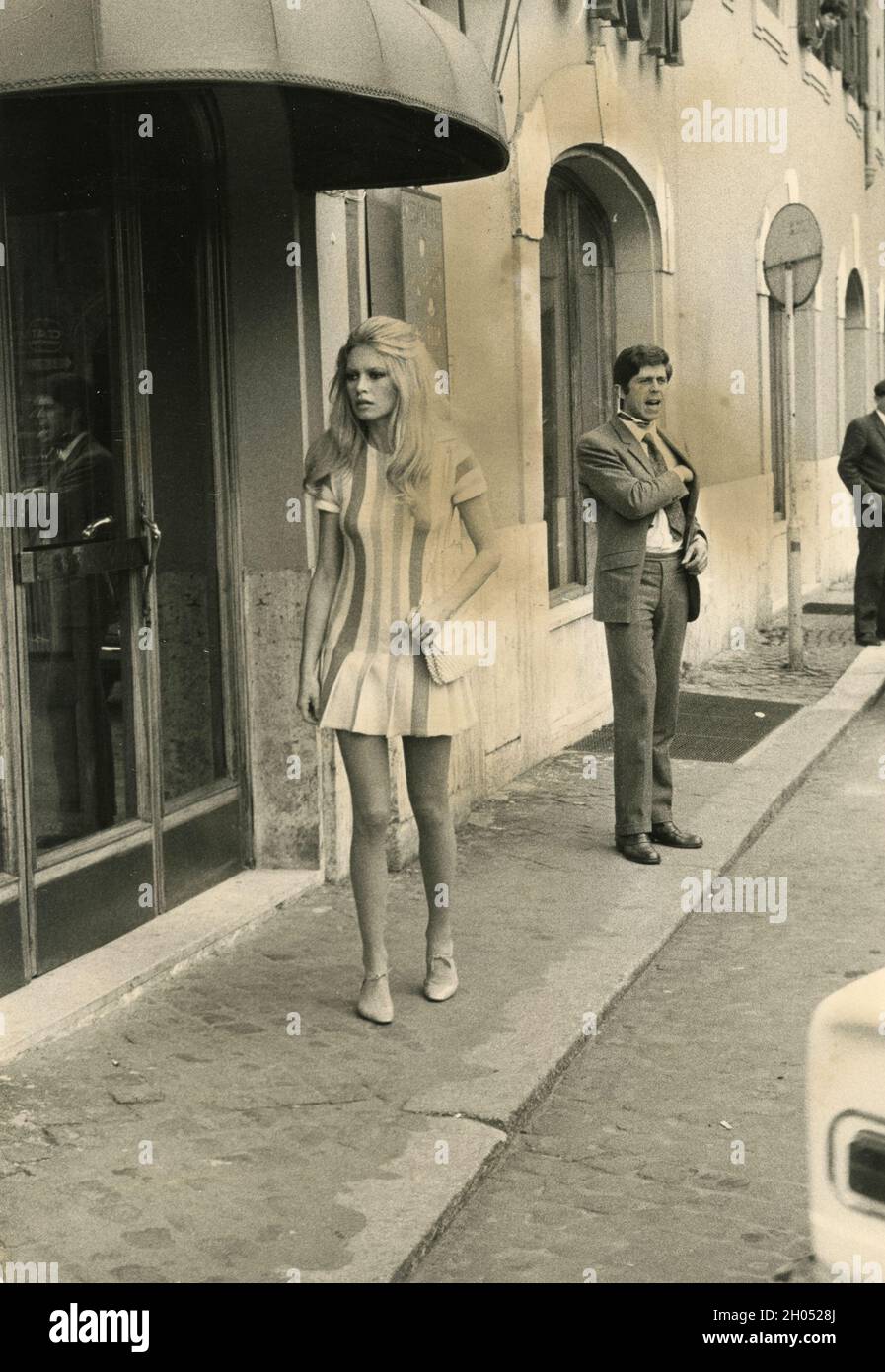 Attrice francese Brigitte Bardot, Roma, Italia anni '70 Foto Stock
