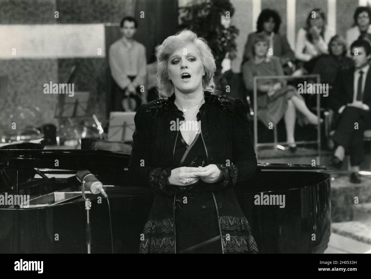 Cantante e attrice italiana Katia Ricciarelli, anni '70 Foto Stock