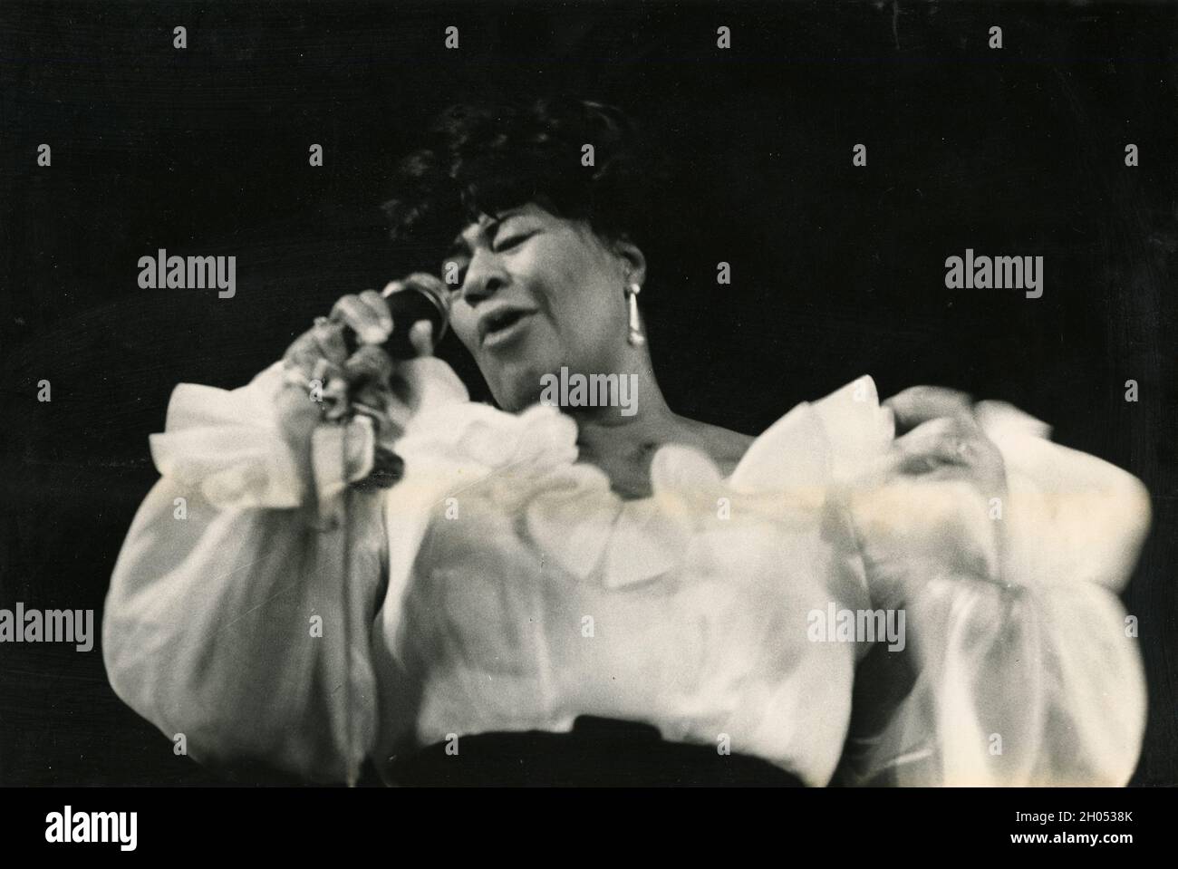 Cantante jazz americano Ella Fitzgerald, anni '70 Foto Stock
