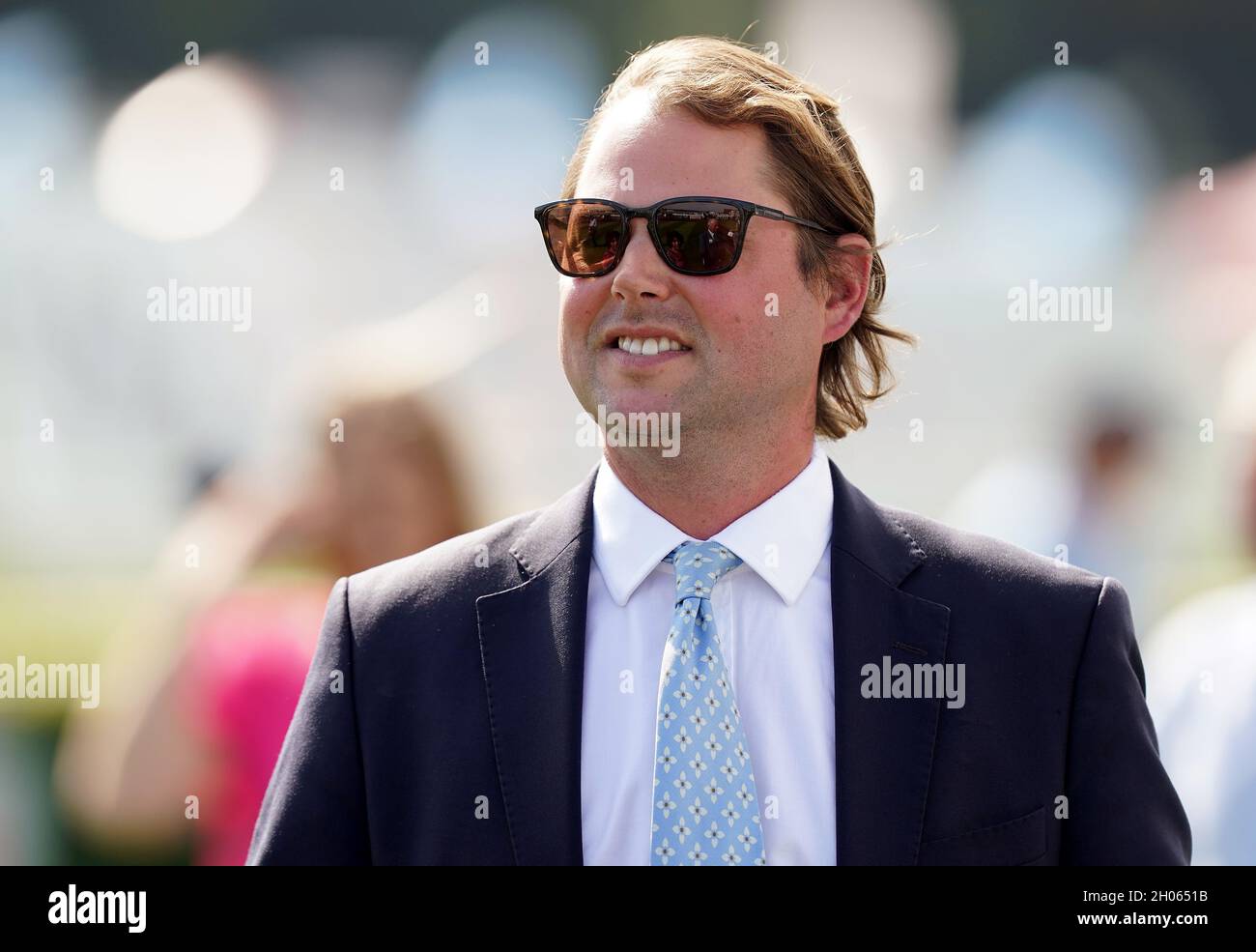 Foto del file datata 08-09-2021 del Trainer Charlie Fellowes. I collegamenti di Vadream hanno optato per fare il tuffo e completare il filly per la Qipco British Champions Sprint ad Ascot il Sabato dopo lo scratching di Starman. Data di emissione: Lunedì 11 ottobre 2021. Foto Stock