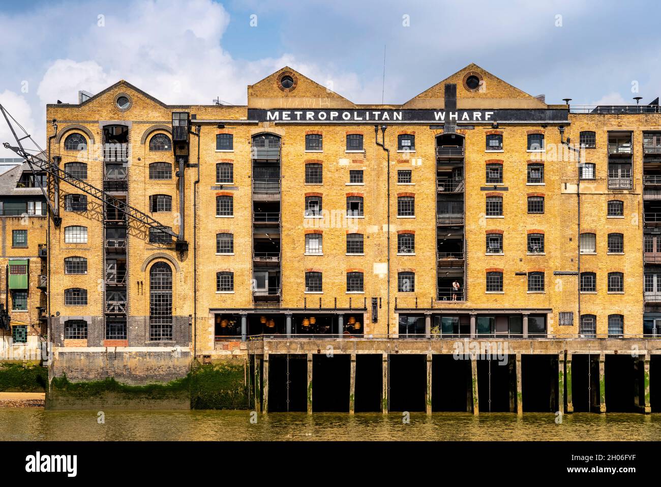 Metropolitan Wharf Creative Workspace and Luxury Apartment Building, Londra, Regno Unito. Foto Stock