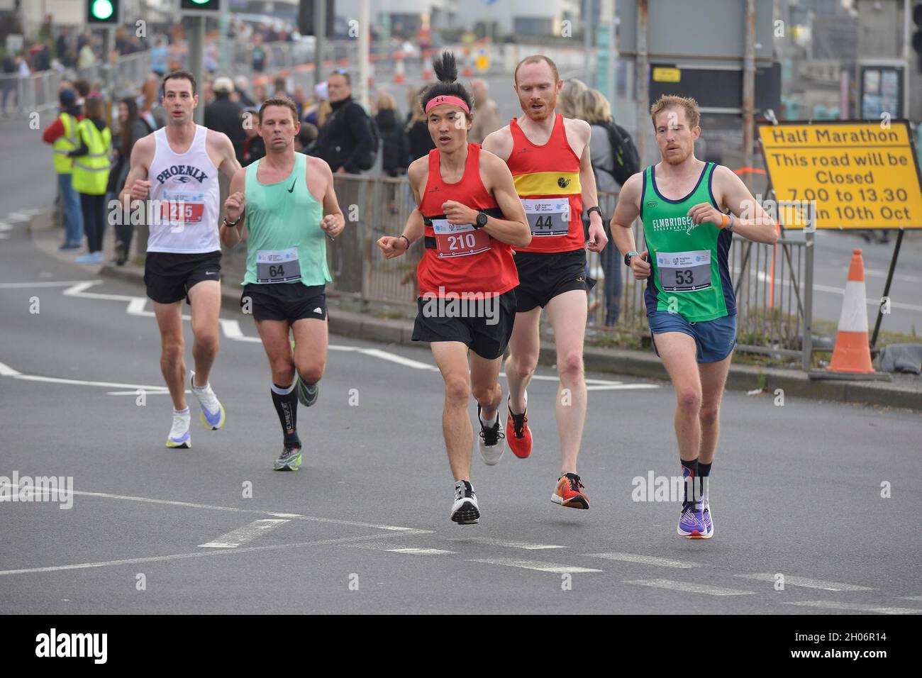 Mezza Maratona di Brighton 2021. Foto Terry Applin Foto Stock