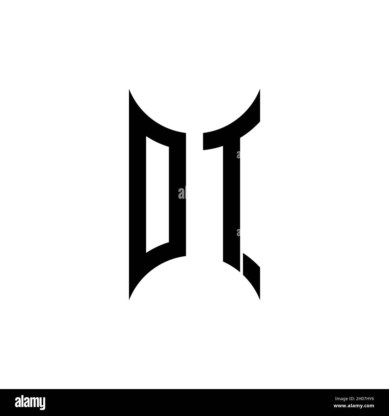 Modello di stile di forma geometrica con monogramma NS. Vettore di disegno iniziale monogramma su sfondo isolato Illustrazione Vettoriale
