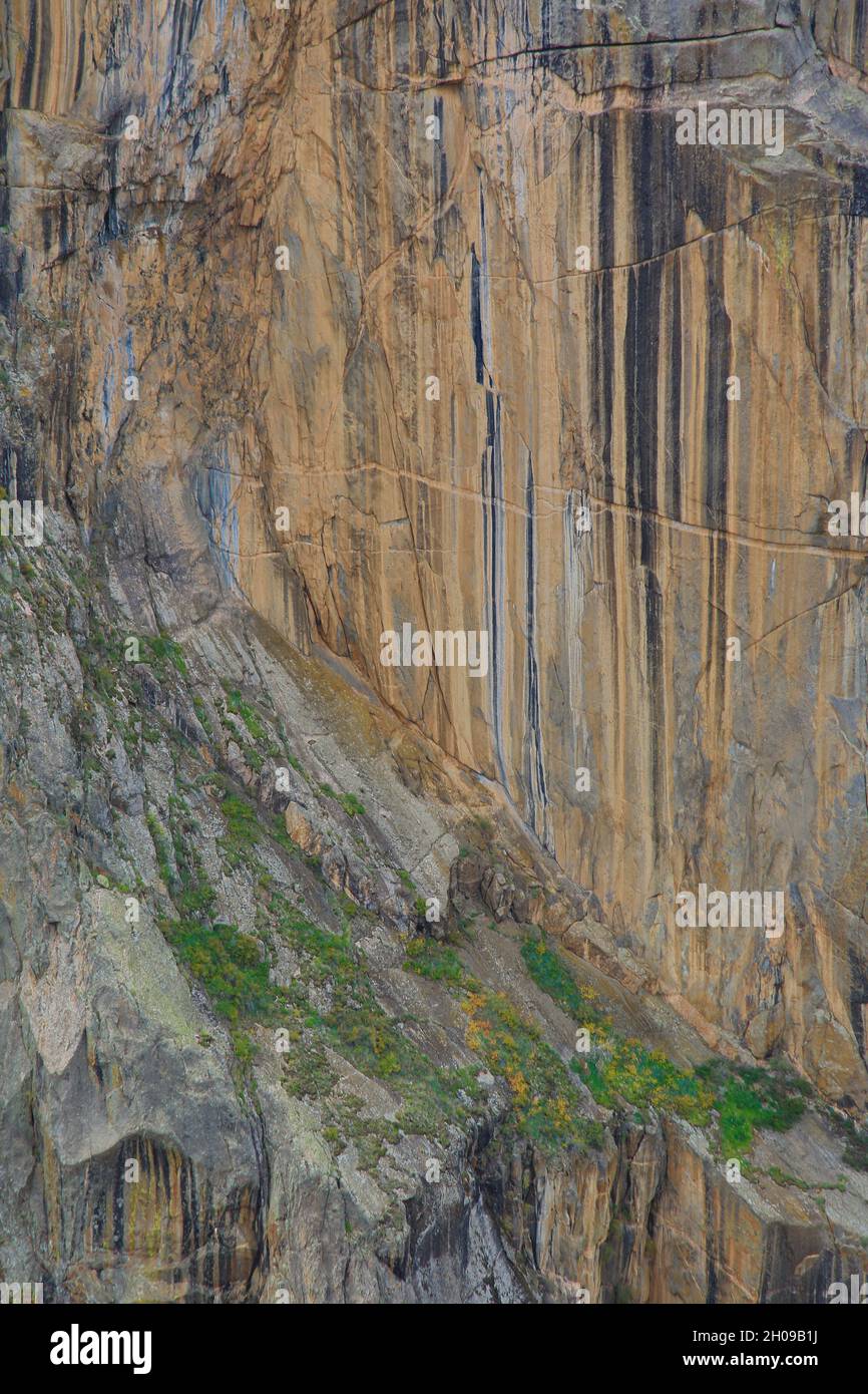 Black Canyon della scogliera di Gunnison Foto Stock