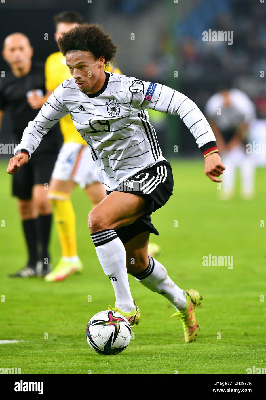 Qualificazione Coppa del mondo, Volksparkstadion Amburgo: Germania vs Romania; Leroy sane (GER) Foto Stock