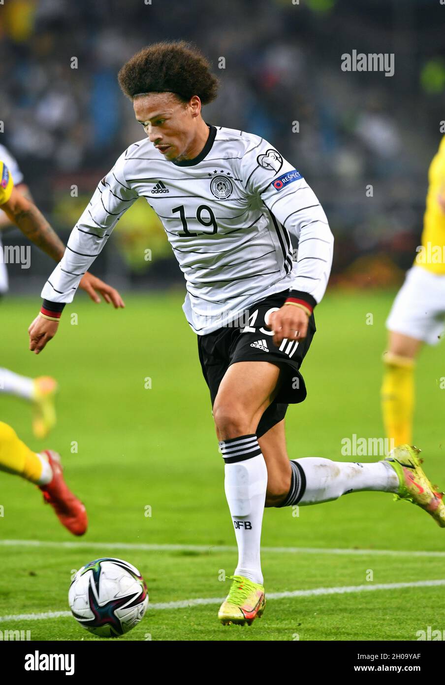 Qualificazione Coppa del mondo, Volksparkstadion Amburgo: Germania vs Romania; Leroy sane (GER) Foto Stock