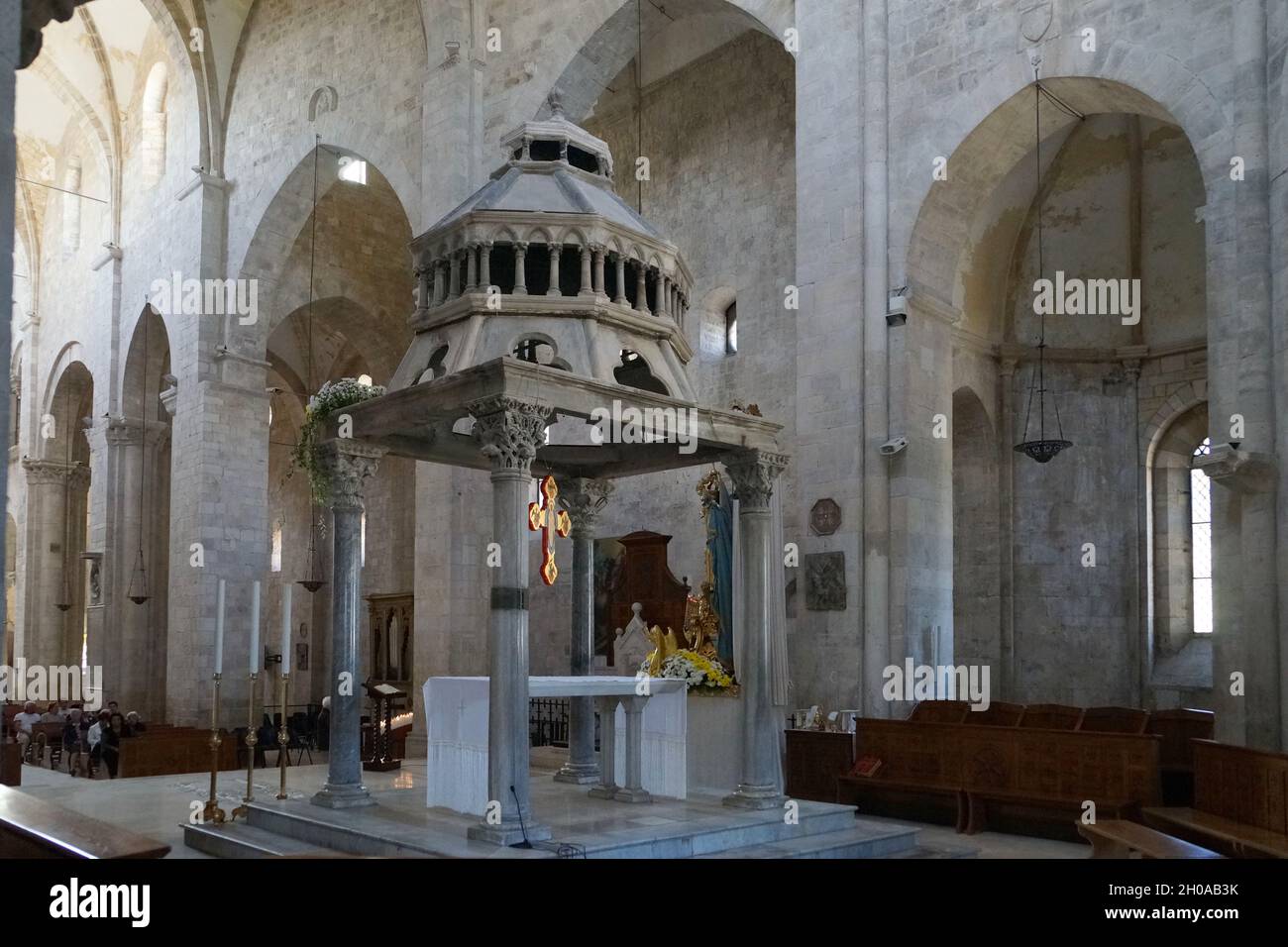 Cattedrale di Santa Maria maggiore, Barletta, Puglia, Italia, Europa Foto Stock