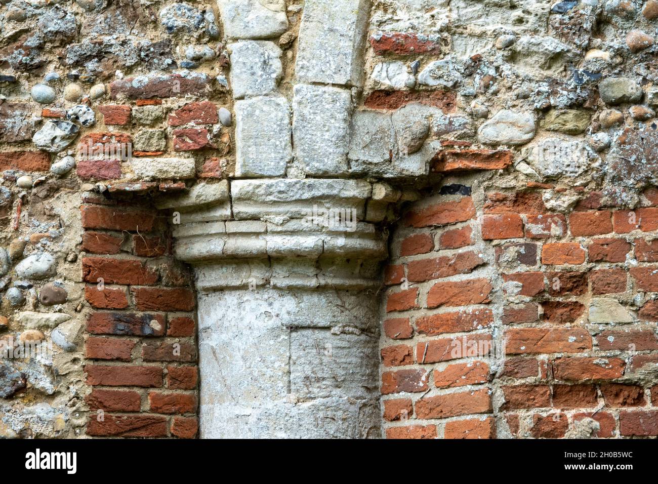 Chiesa di Santa Maria Vergine, Bawdsey, Suffolk, Anglia orientale Foto Stock