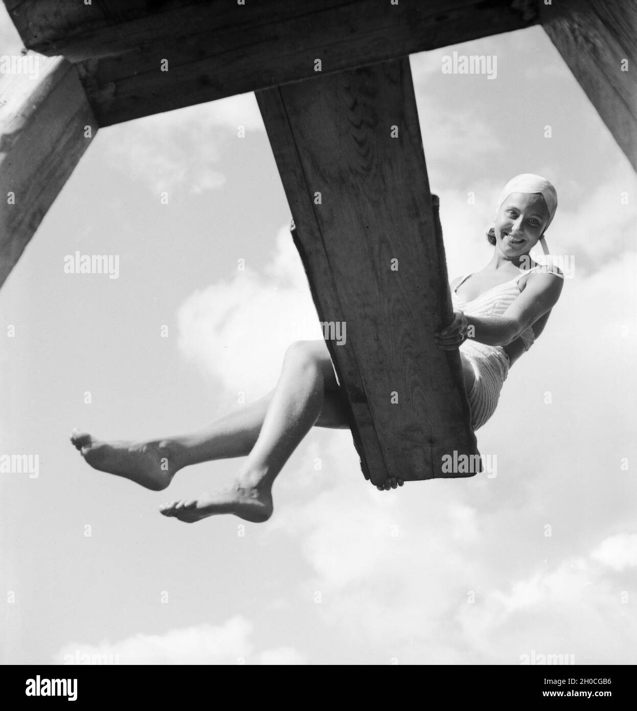 Ein Ausflug nach Bad Rippoldsau Schapbach, Deutsches Reich 1930er Jahre. Un viaggio a Bad Rippoldsau Schapbach, Germania 1930s. Foto Stock