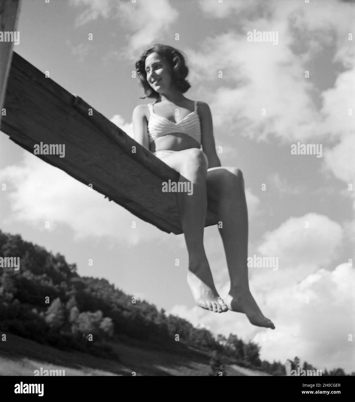 Ein Ausflug nach Bad Rippoldsau Schapbach, Deutsches Reich 1930er Jahre. Un viaggio a Bad Rippoldsau Schapbach, Germania 1930s. Foto Stock