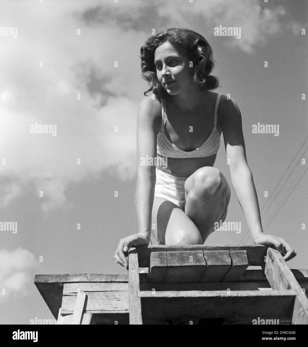 Ein Ausflug nach Bad Rippoldsau Schapbach, Deutsches Reich 1930er Jahre. Un viaggio a Bad Rippoldsau Schapbach, Germania 1930s. Foto Stock