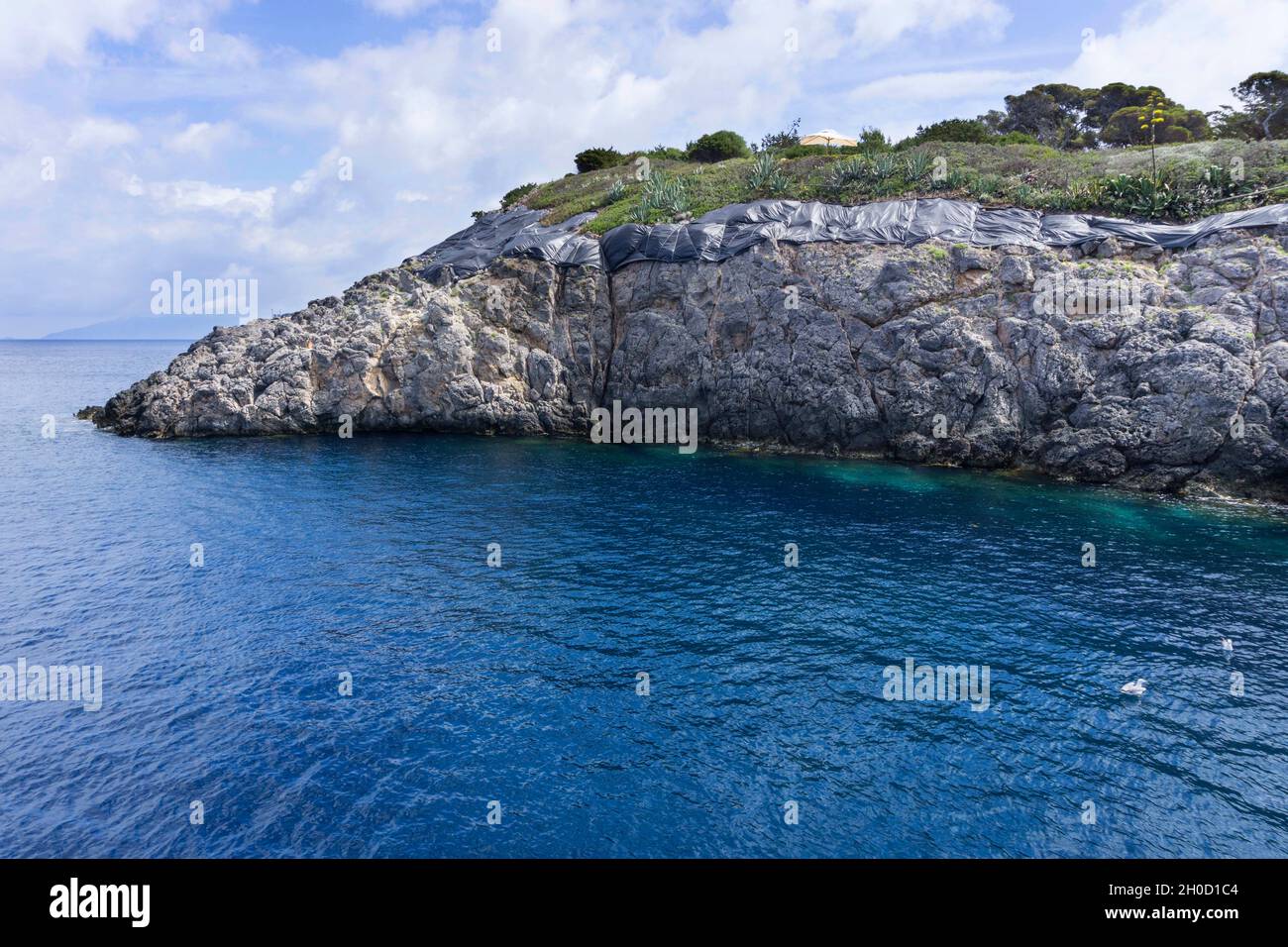 Arcipelago toscano, Cala Maestra, Isola di Giannutri, Toscana, Italia, Europa Foto Stock