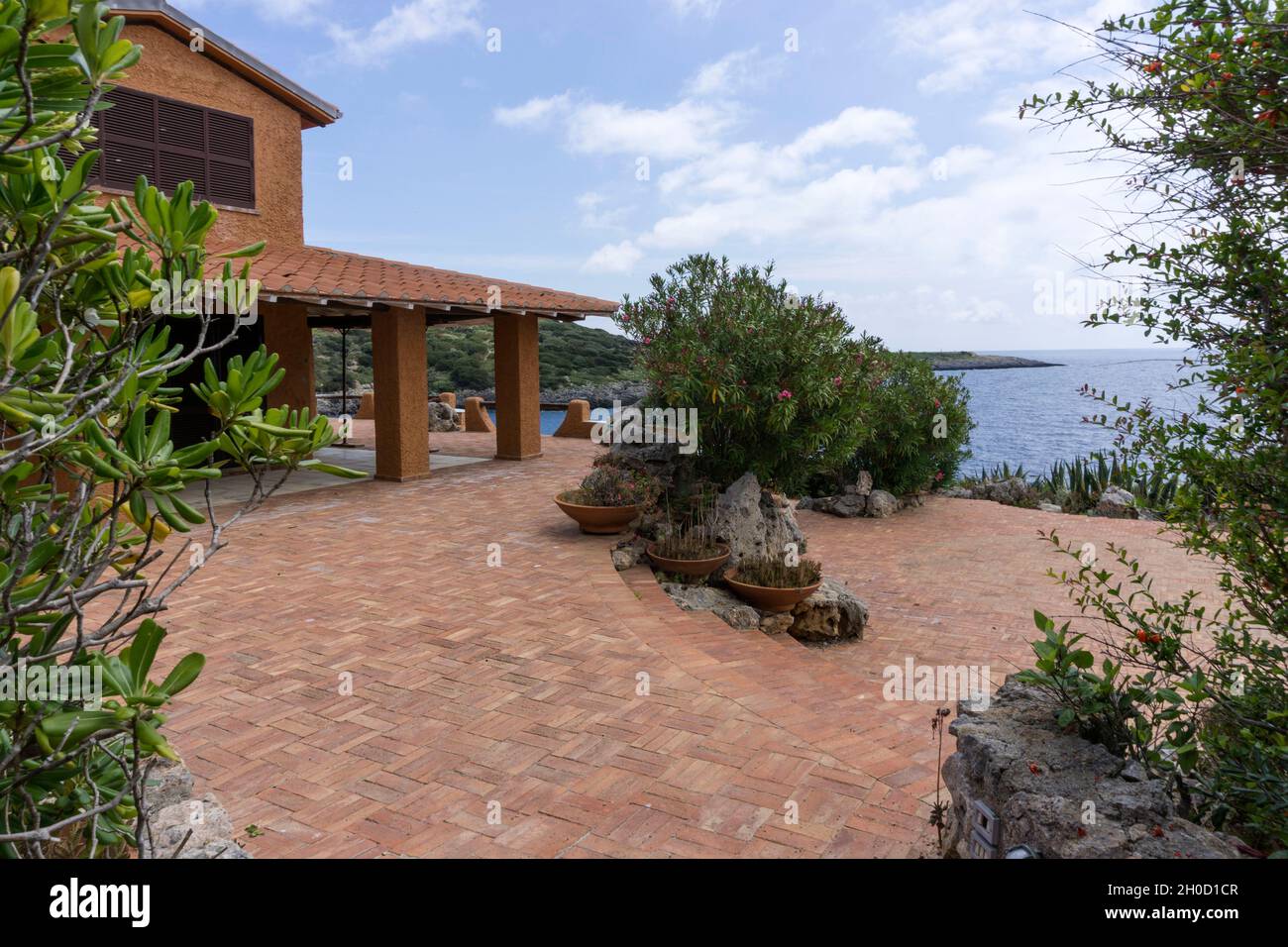 Arcipelago Toscano, Chalet, Isola di Giannutri, Toscana, Italia, Europa Foto Stock