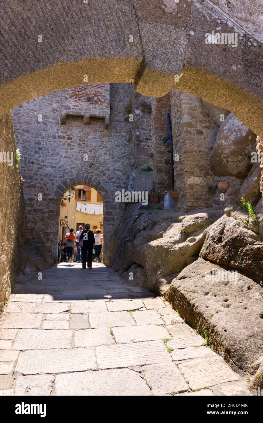 Arcipelago Toscano, Giglio Castello, Isola del Giglio, Toscana, Italia, Europa Foto Stock