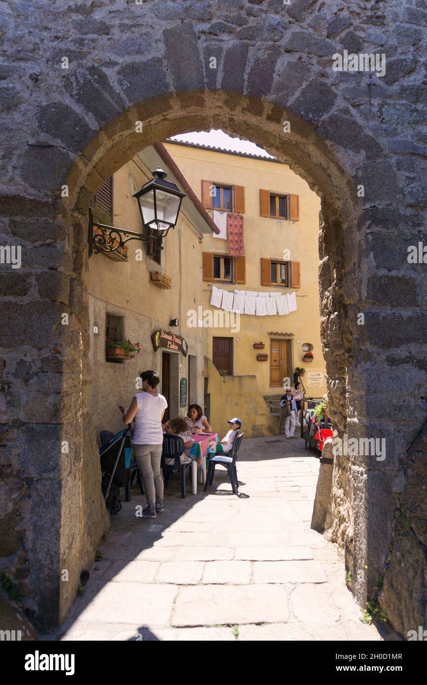 Arcipelago Toscano, Giglio Castello, Isola del Giglio, Toscana, Italia, Europa Foto Stock