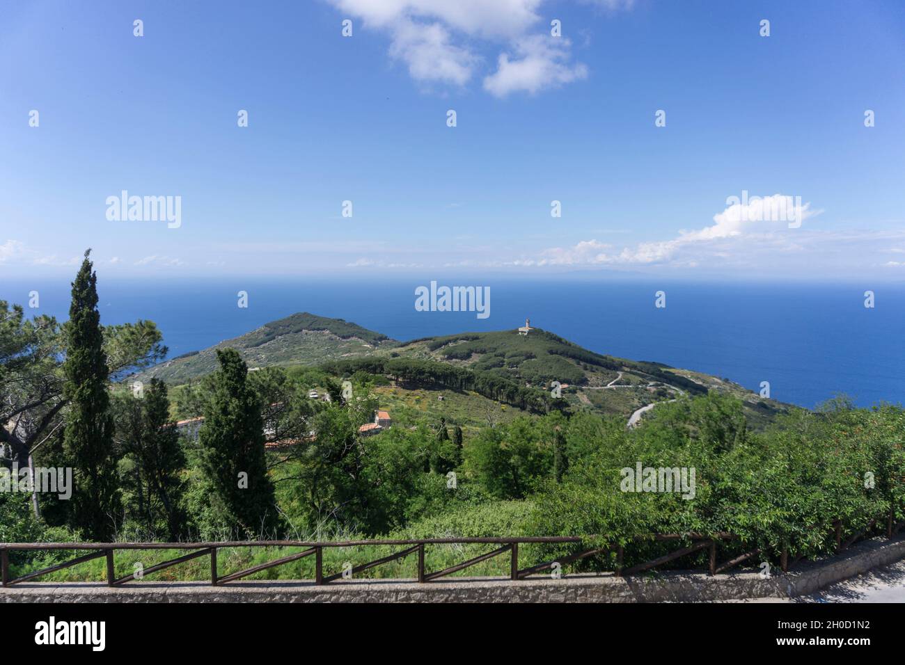 Arcipelago Toscano, Giglio Castello, Paesaggio, Isola del Giglio, Toscana, Italia, Europa Foto Stock